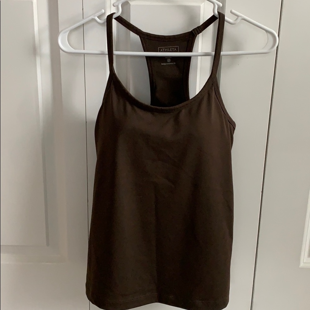 Athleta Womens Workout Tank Top w/ Padded Bra 34B
